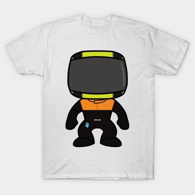 Lando Norris Custom Mini Figure – F1 2023 Season T-Shirt by GreazyL